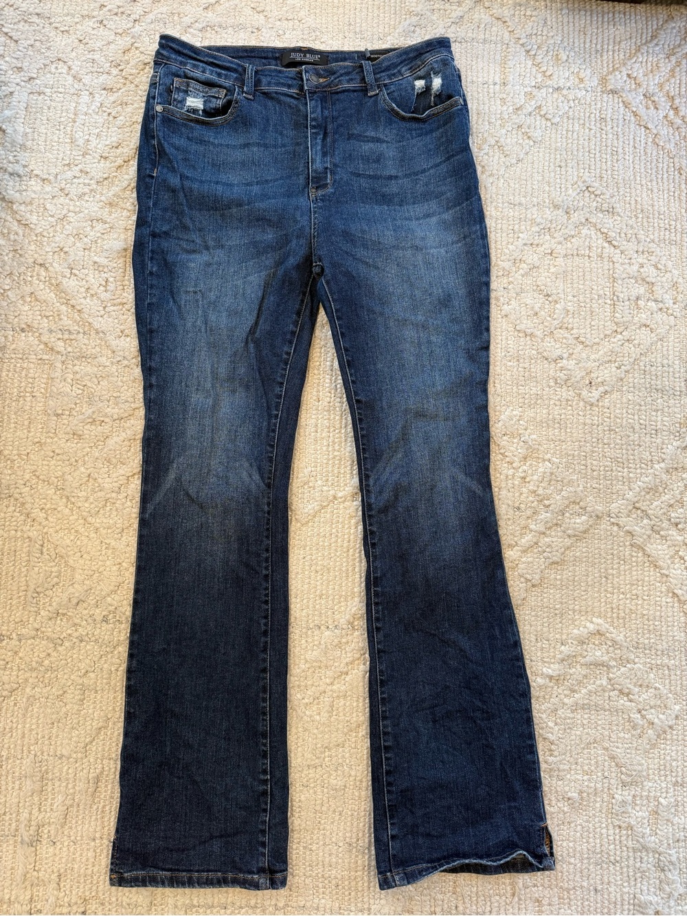 Judy Blue Slim Bootcut Jeans, Size 15/32, Dark Wash